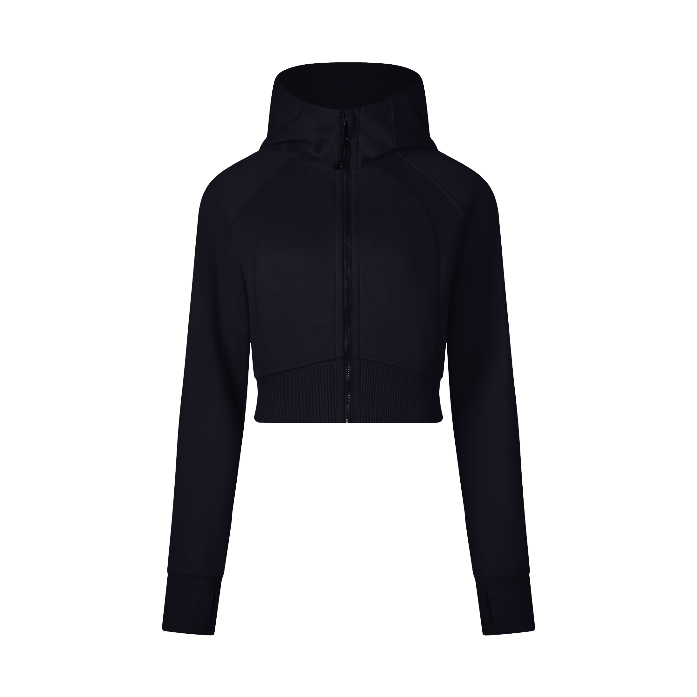 LOST ONES ATHLETICS CROPPED ZIP-HOODIE