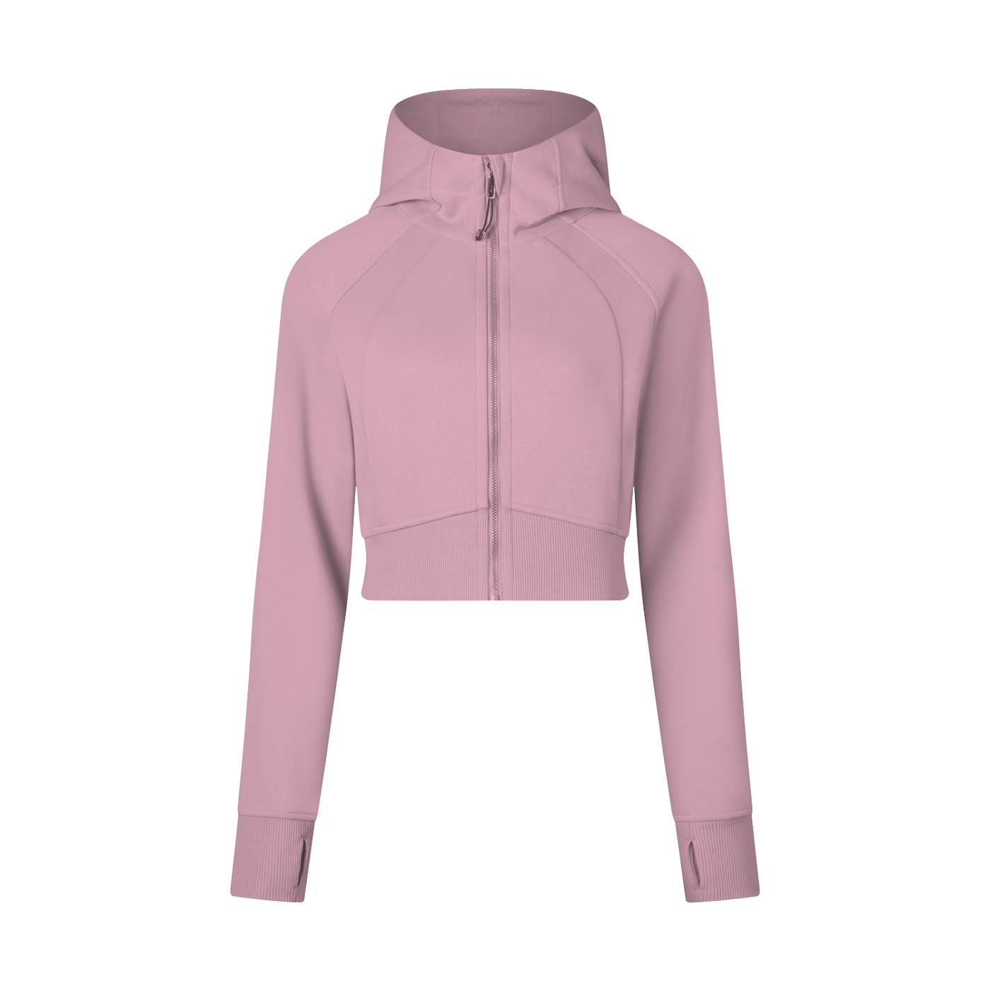 LOST ONES ATHLETICS CROPPED ZIP-HOODIE